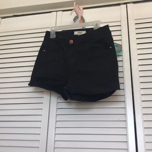 Black stretchy shorts
